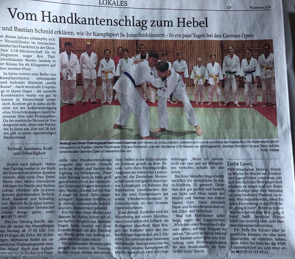 2018 09 27 Zeitungsbericht